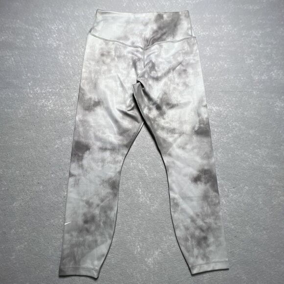 NIKE Tie Dye One Icon Mid-Rise Crop High Waisted Leggings DA0339-084 Women’s S - Picture 4 of 9